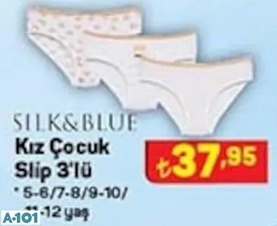 SİLK&BLUE KIZ ÇOCUK SLİP KÜLOT SİLK&BLUE KIZ ÇOCUK SLİP KÜLOT